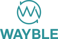 wayble 세로형 로고